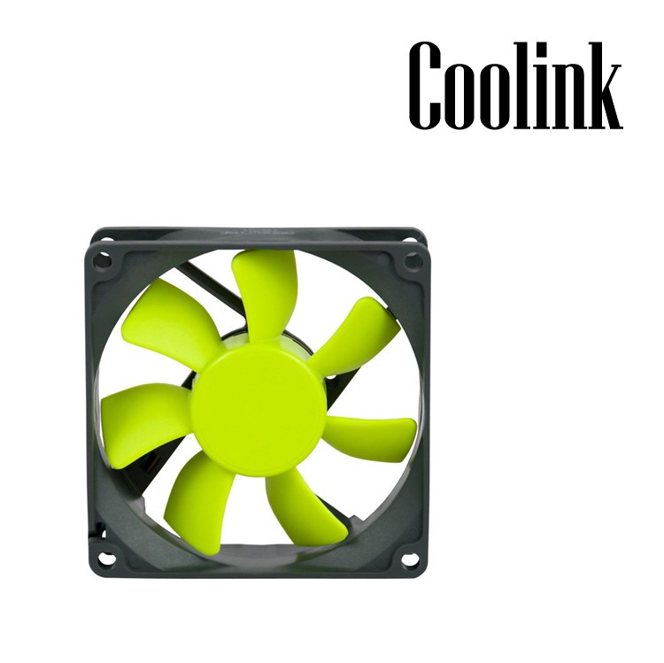 Ventilador Caja Coolink Swif2 800-80 Mm Verde
